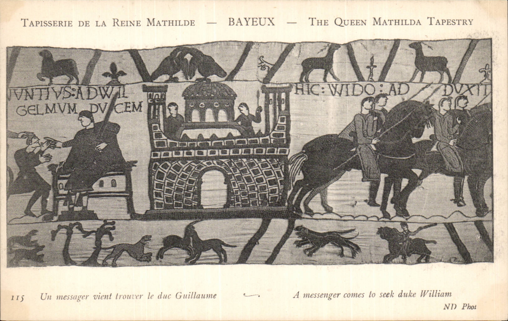Tapisserie de la Reine Mathilde — Bayeux — scène 115 — ND Phot