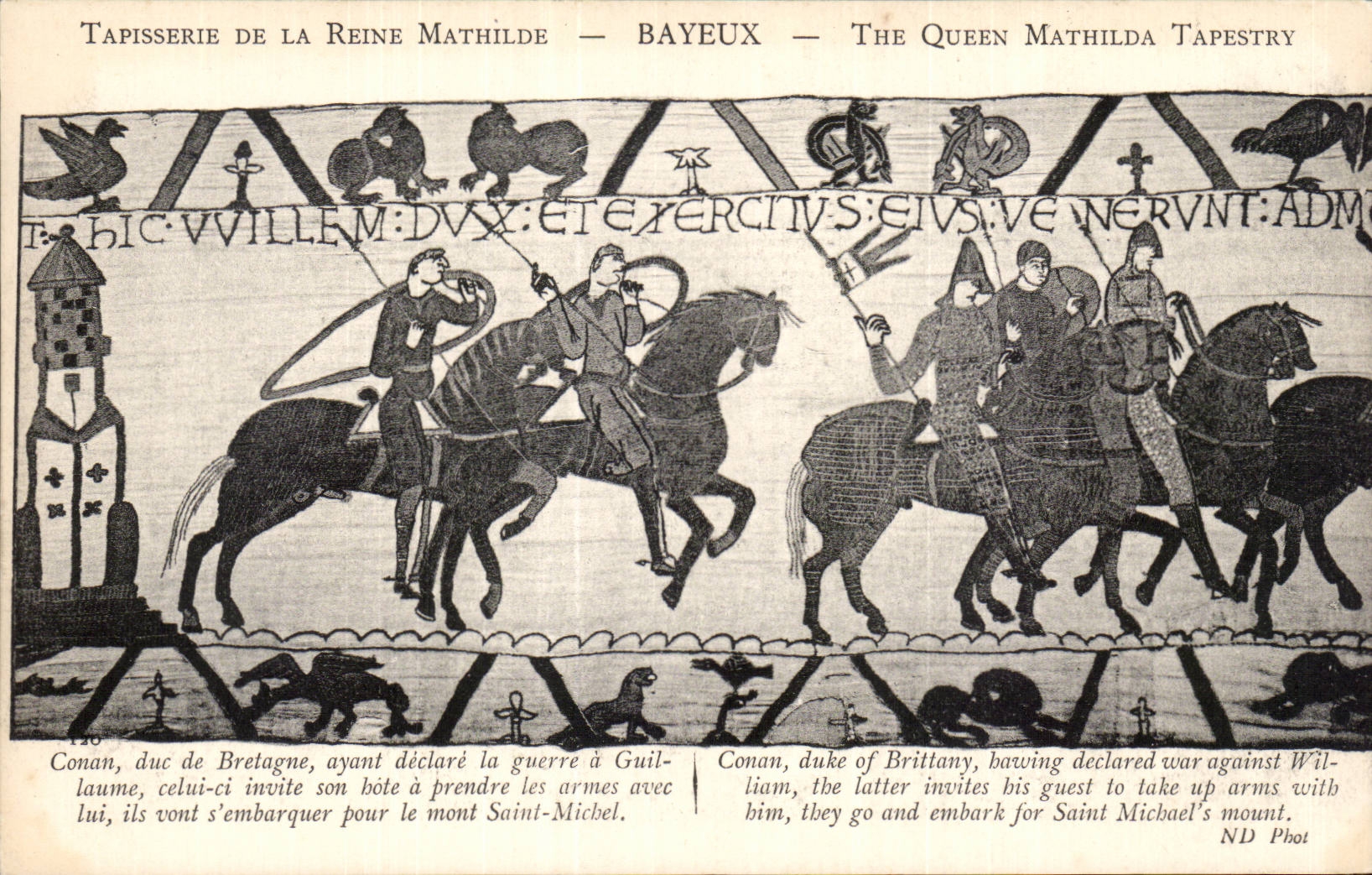 Tapisserie de la Reine Mathilde — Bayeux — ND Phot