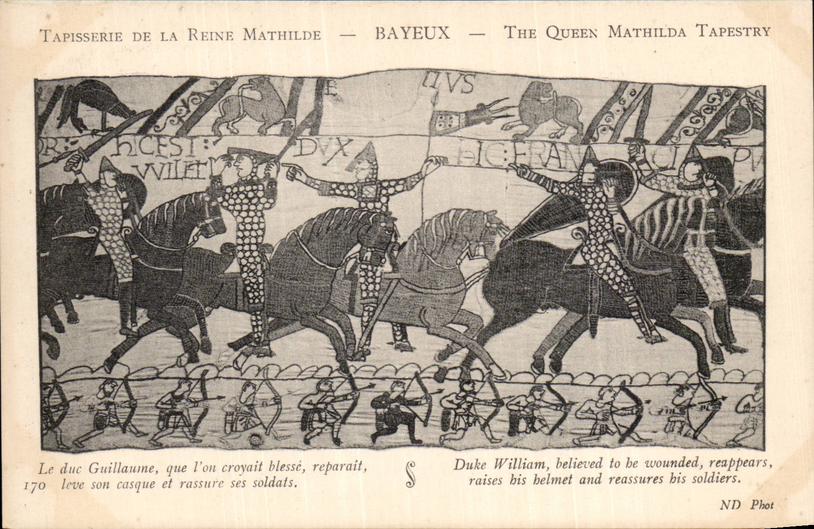 Tapisserie de la Reine Mathilde — Bayeux — ND Phot