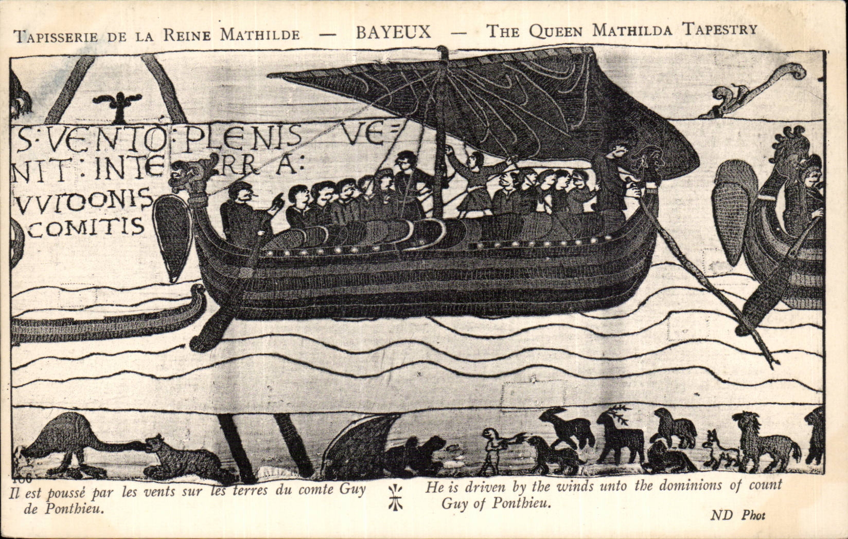 Tapisserie der Königin Mathilde — Bayeux — ND Phot