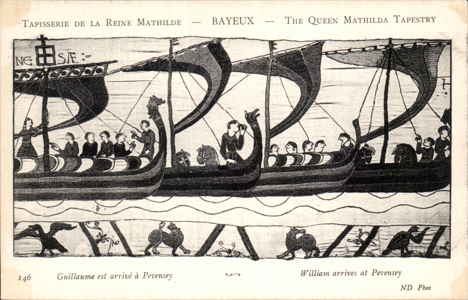 Tapisserie de la Reine Mathilde — Bayeux — ND Phot — n°146