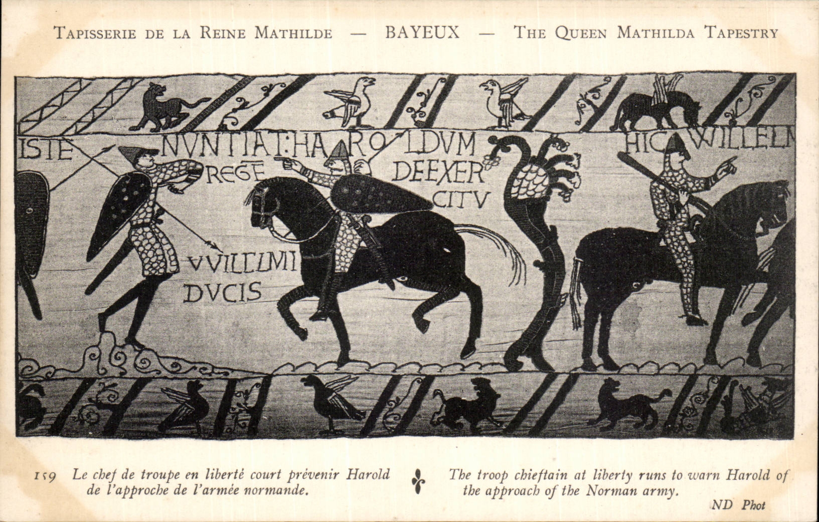 Tapisserie de la Reine Mathilde — Bayeux — scène 159 — ND Phot
