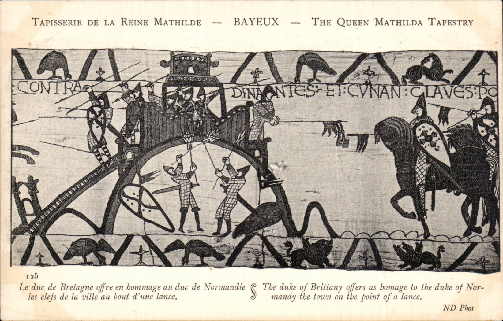 Tapisserie de la Reine Mathilde — Bayeux — ND Phot, n°125