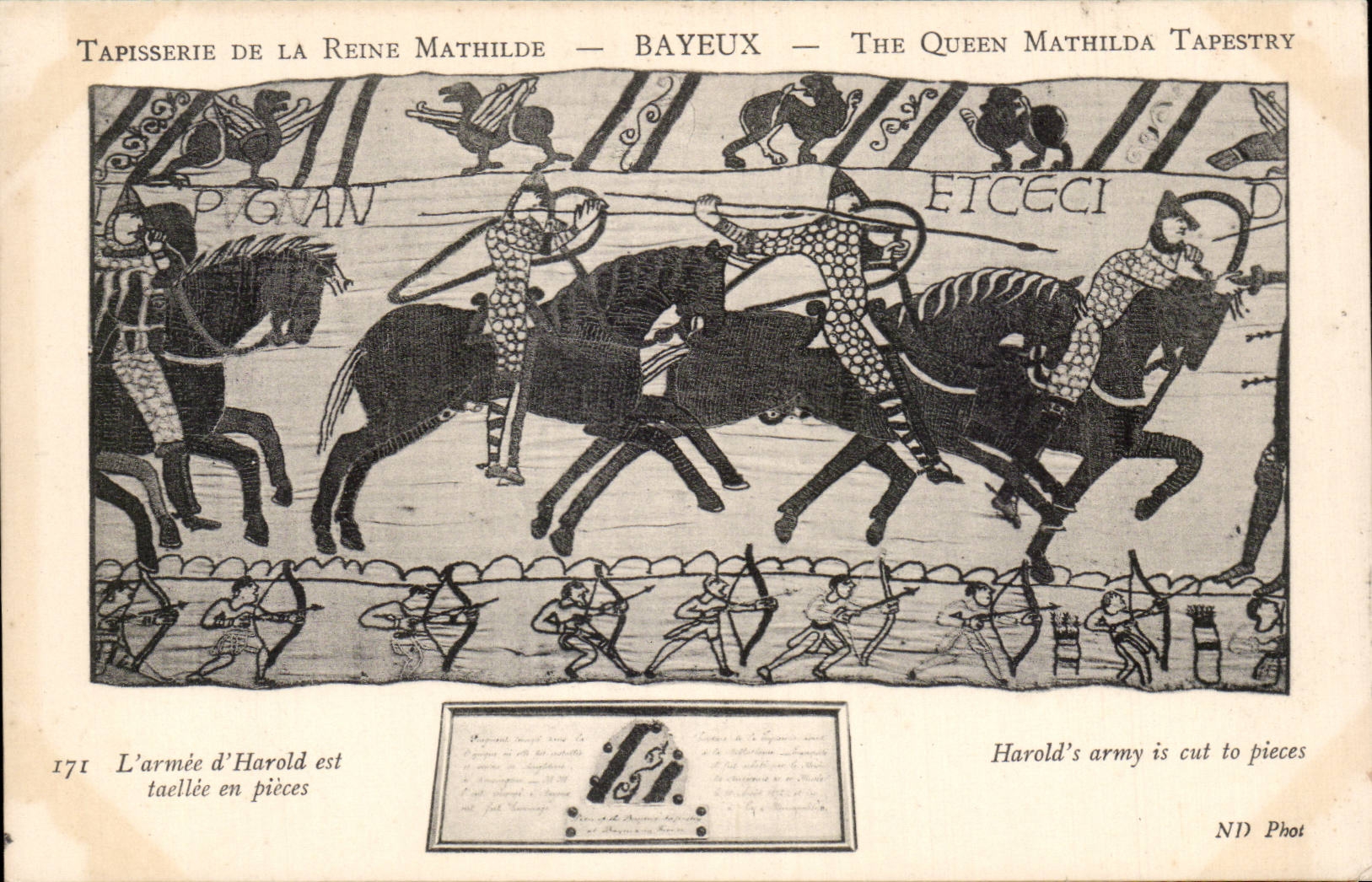 Tapisserie de la Reine Mathilde — Bayeux — ND Phot — n°171