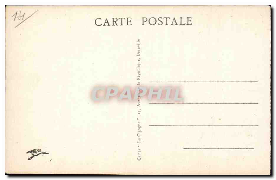 CPA Trouville La reine des plages Place du casino et les hotels — Verso