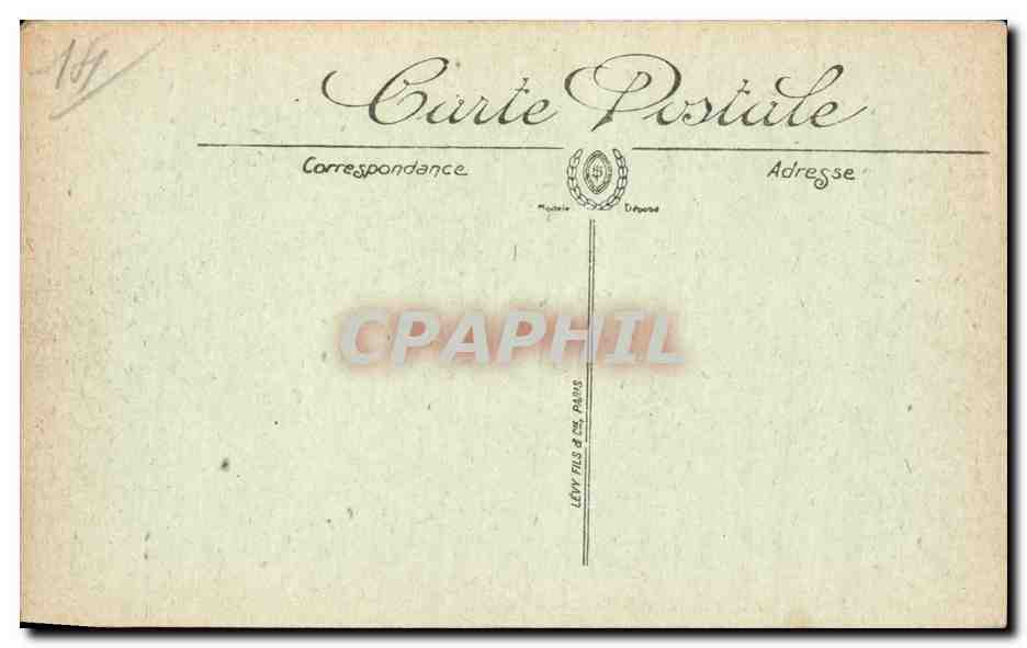 CPA Trouville L'heure du bain  — Verso