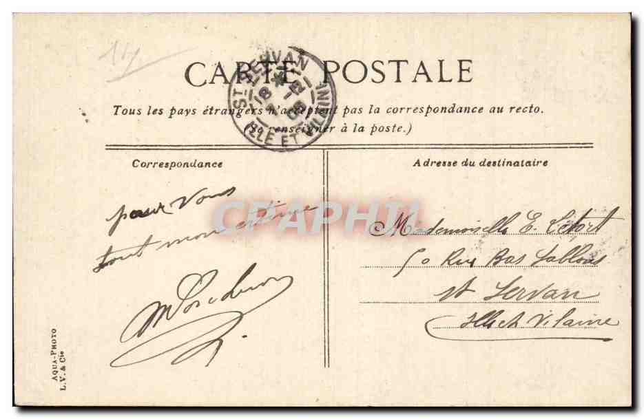 TROUVILLE - L'hôtel des Roches Noires — éditeur AQUA-PHOTO L.V. & Cie, n°36 — Verso