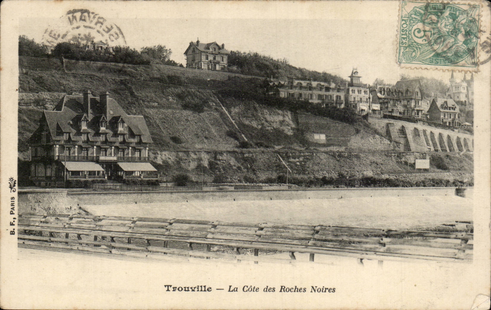 Trouville — La Côte des Roches Noires — B.F. Paris