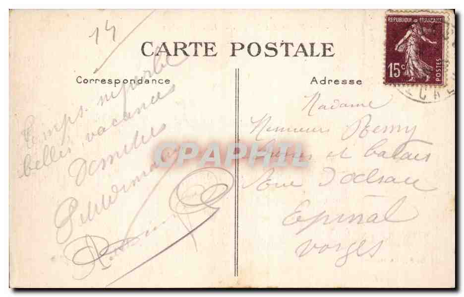 Trouville - La Reine des Plages — Les Planches — G. F., Le Havre — Verso
