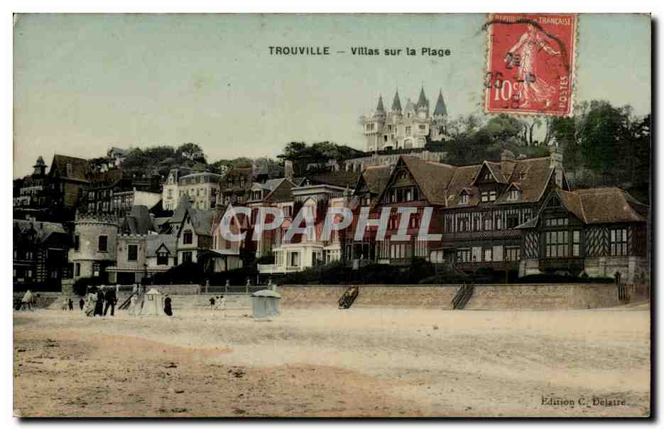 TROUVILLE — Villas sur la Plage — Édition C. Delatire