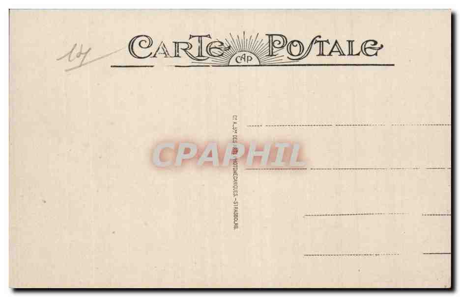 CPA Trouville La jetee Sortie des barques de peche — Verso