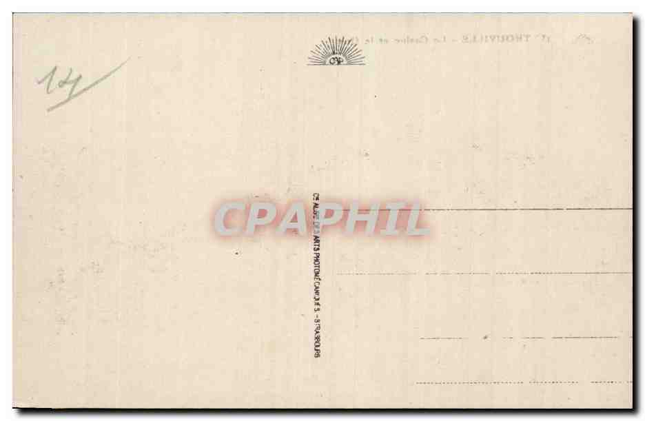 CPA Trouville Le casino et le quai — Verso