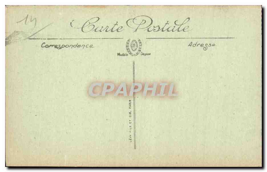 CPA Trouville Le Trouville Palace et les planches — Verso