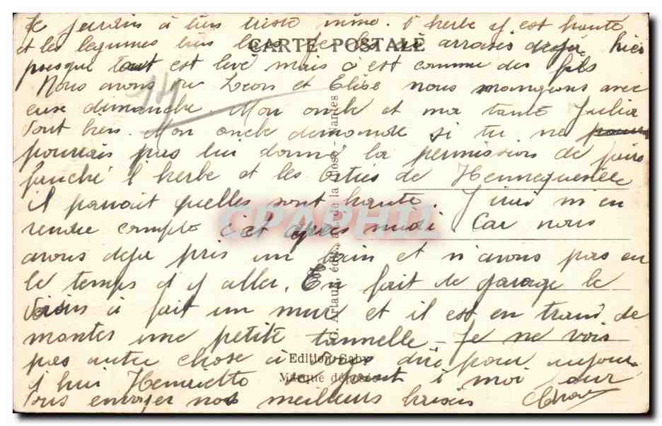 Trouville, « La Reine des Plages » — Villas de la Plage — SABY — Rückseite