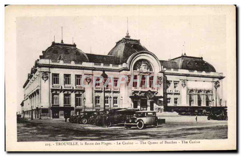 CPA Trouville Reine des plages Le casino 