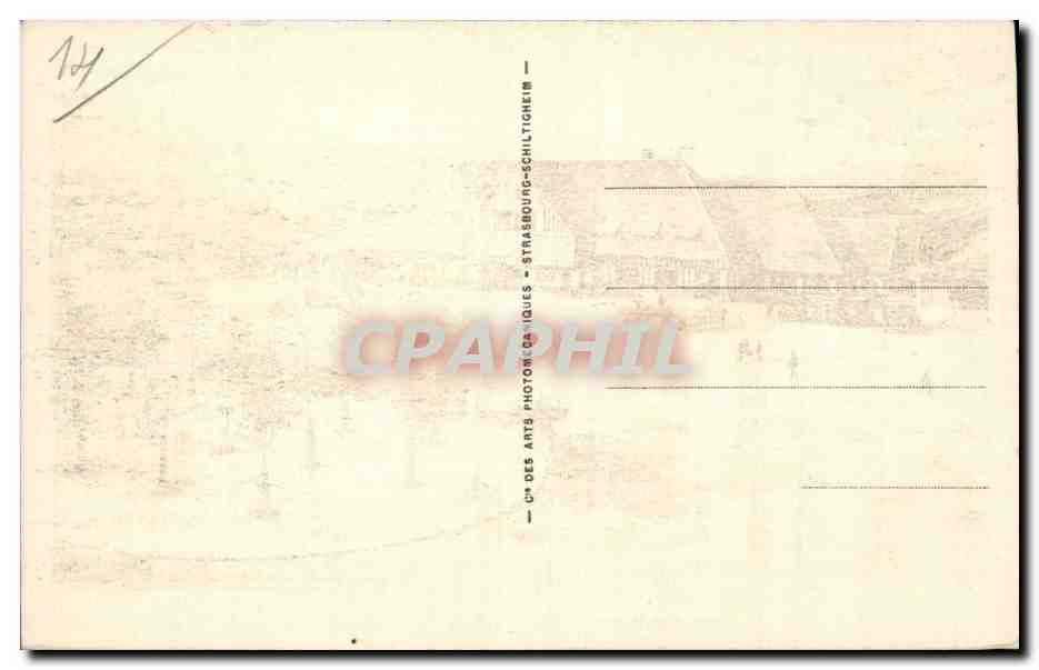 Trouville-Deauville — La gare — CPA des Arts Photographiques — Rückseite