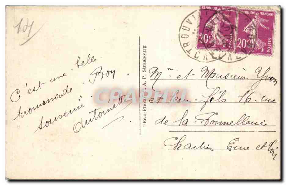 Trouville-Deauville — Vue Générale — CAA — Verso