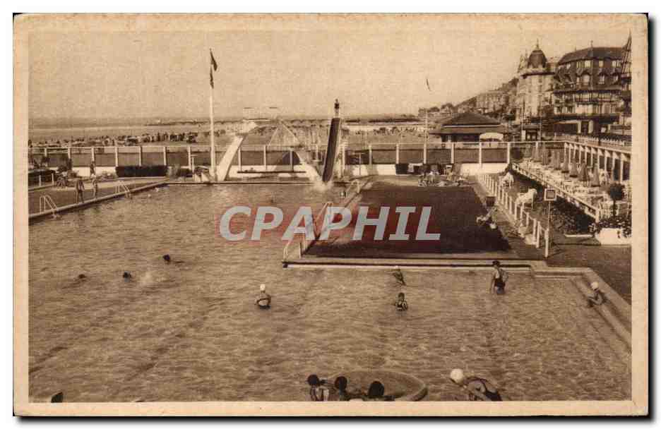 CPA Trouville Reine des plages La piscine