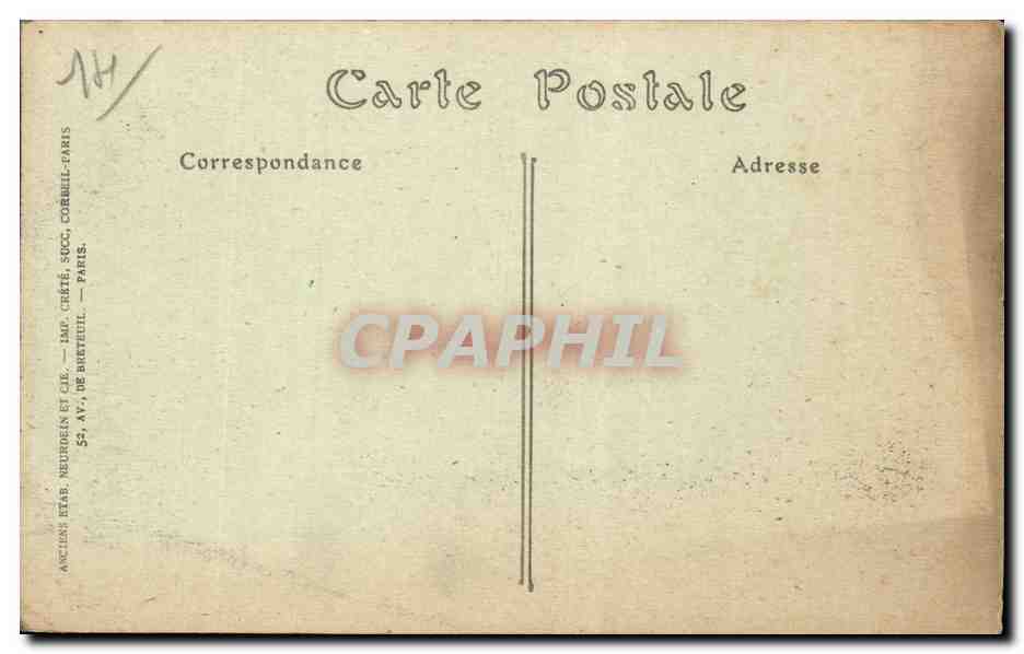 CPA Trouville Le bassin et le casino municipal  — Verso