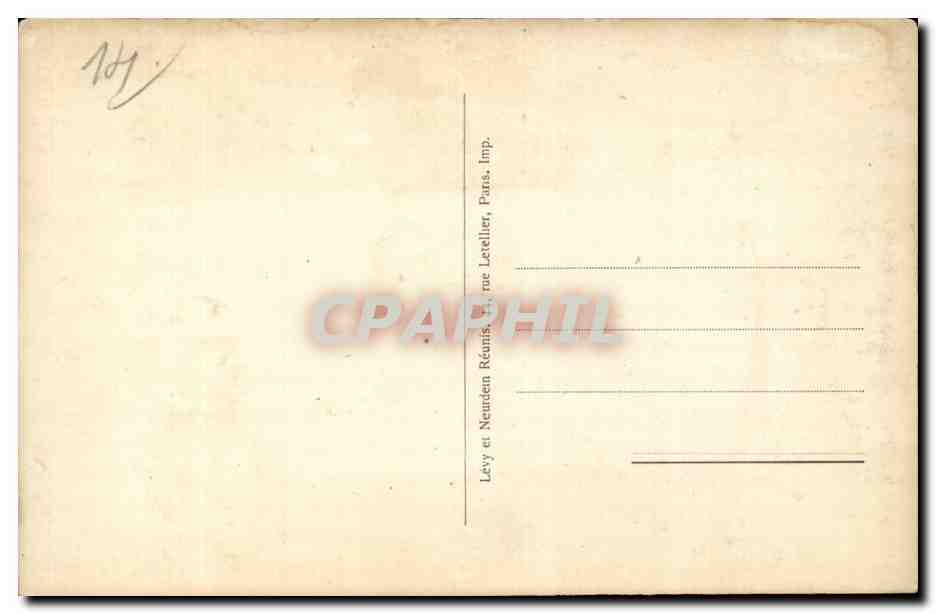 CPA Trouville sur mer Sortie de barques de peche Phare lighthouse — Verso