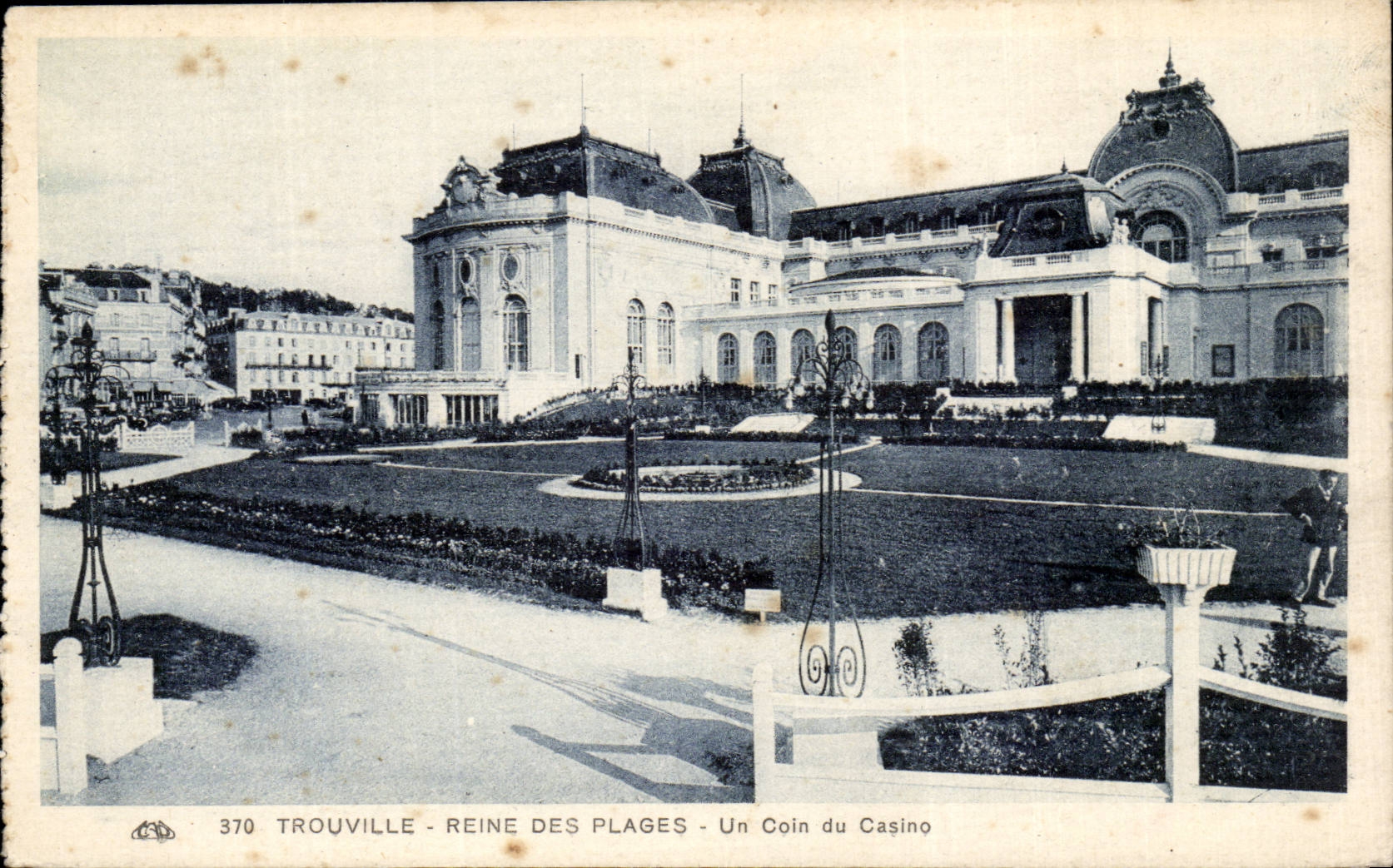 CPA Trouville Reine des plages Un coin du casino