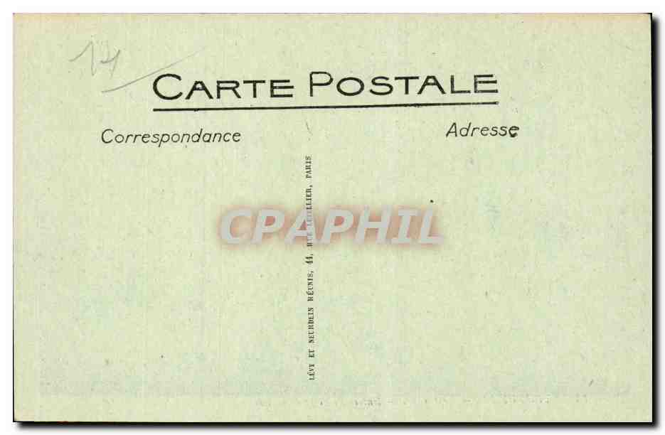 CPA Trouville Le casino Entree principale — Verso