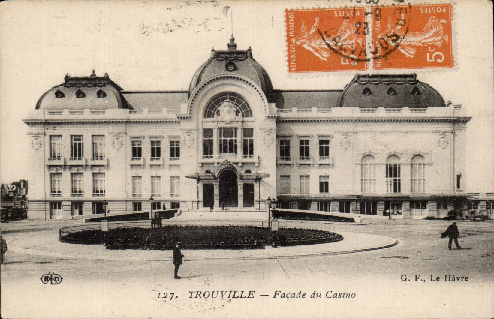 CPA Trouville Facade du casino