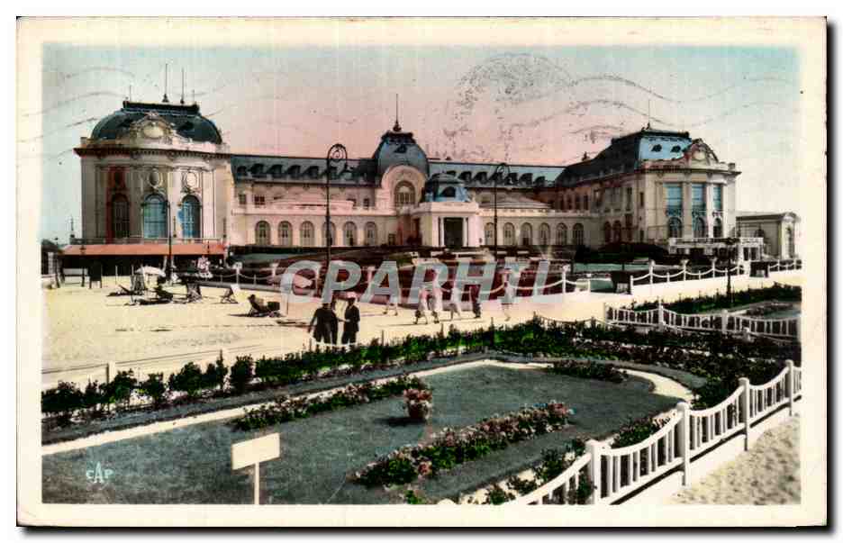 TROUVILLE — Le Casino et les nouveaux jardins — éditeur TROUVILLE « Reine des Plages »