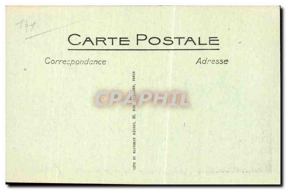 CPA Trouville Un groupe de villas — Verso