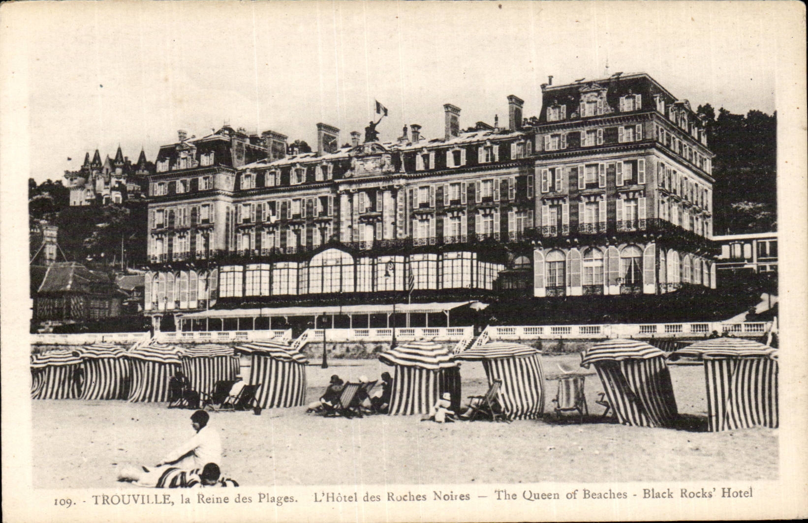 CPA Trouville La reine des plages L'hotel des roches noires
