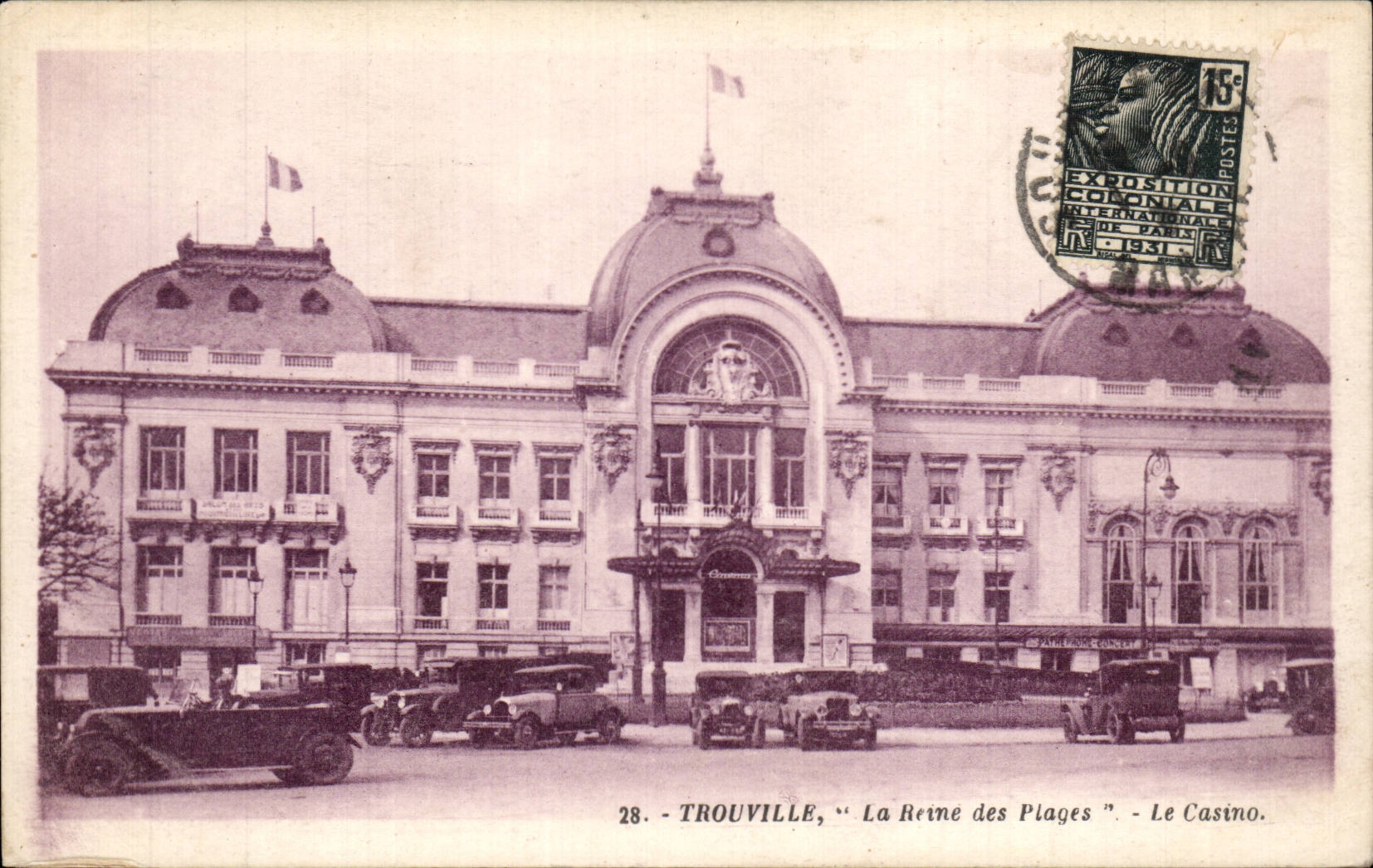CPA Trouville La reine des plages Le casino