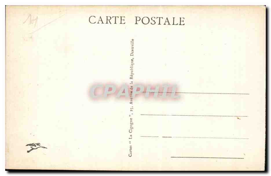 CPA Trouville La reine des plages Topsy bar — Verso