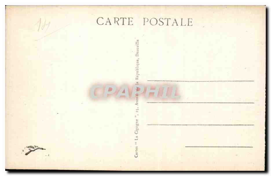 TROUVILLE, la Reine des Plages — Le Casino et l'Eden — The Queen of Beaches - The Casino and Eden Music-Hall — Rückseite