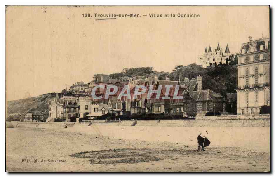 CPA Trouville La reine des plages Villas et la corniche