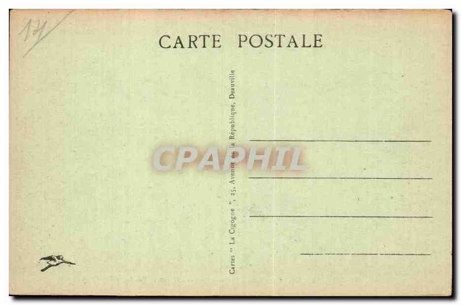 TROUVILLE, la Reine des Plages — Les Bains — The Queen of Beaches - The Baths — Verso
