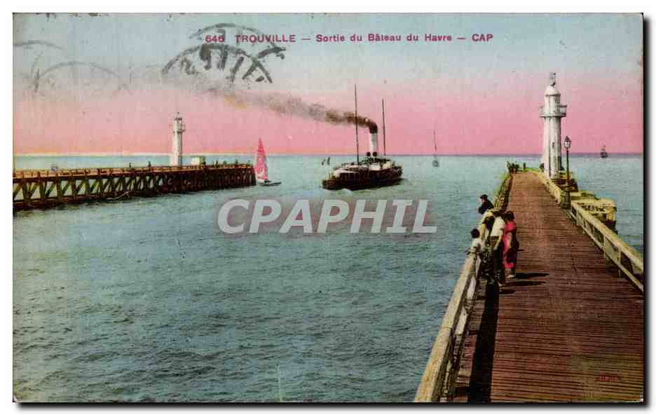 TROUVILLE — Sortie du Bâteau du Havre — CAP — 646