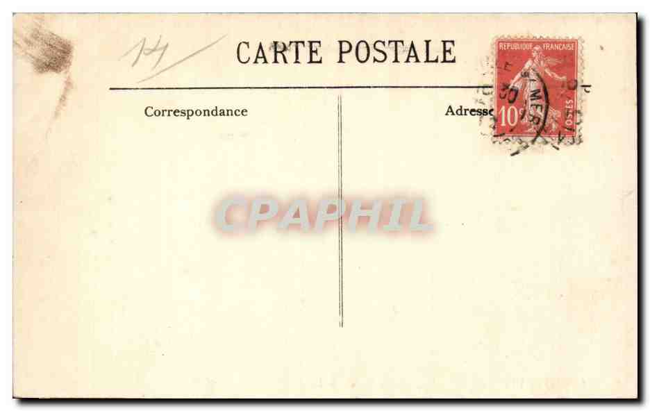 CPA Trouville La plage et les villas — Rückseite