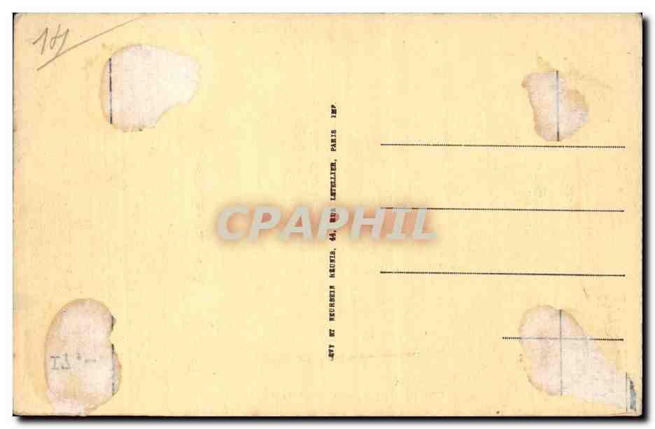 CPA Trouville Vue generale — Verso