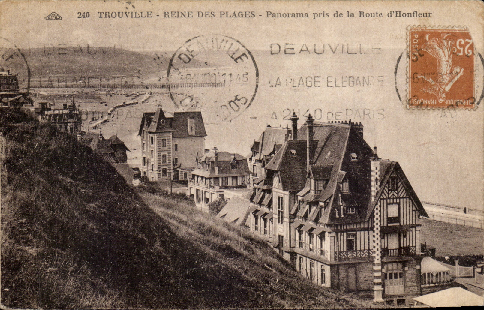 Thouville - Reine des Plages - Panorama pris de la Route d'Honfleur