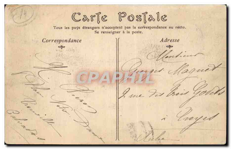 Trouville-sur-Mer — L'Hôtel de Ville — ND. Phot. n°150 — Verso