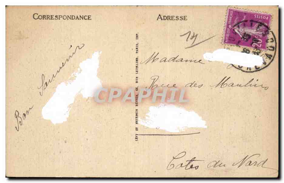 Trouville, La Reine des Plages — Le Casino et Le Port — LL — Rückseite