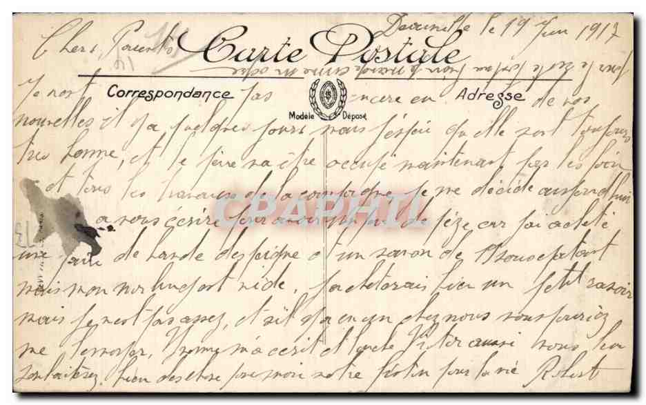 Trouville-Deauville — Le Bac — LL — Verso