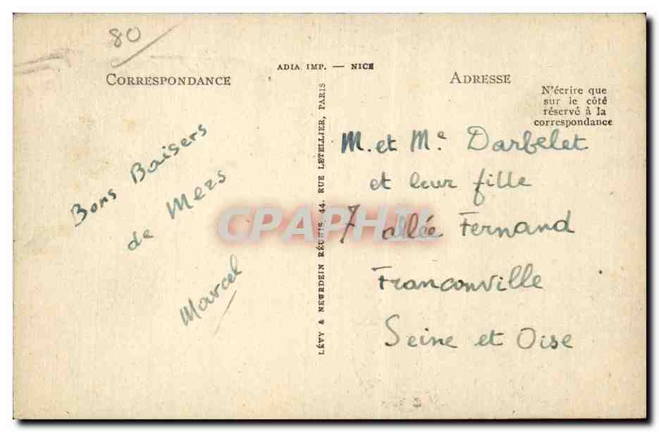 CPA Le Crotoy Vue generale de la plage prise de la falaise — Rückseite