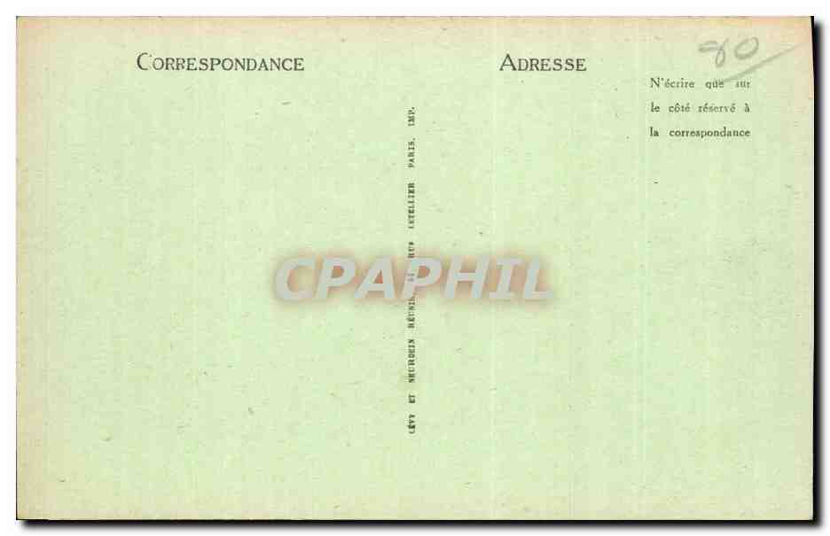 CPA Mers les Bains Le casino et les falaises — Verso