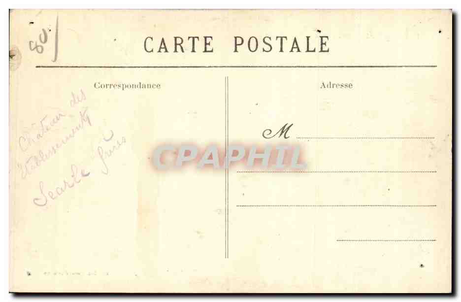 CPA Boutilleres Chateau de Mr Hubault — Back