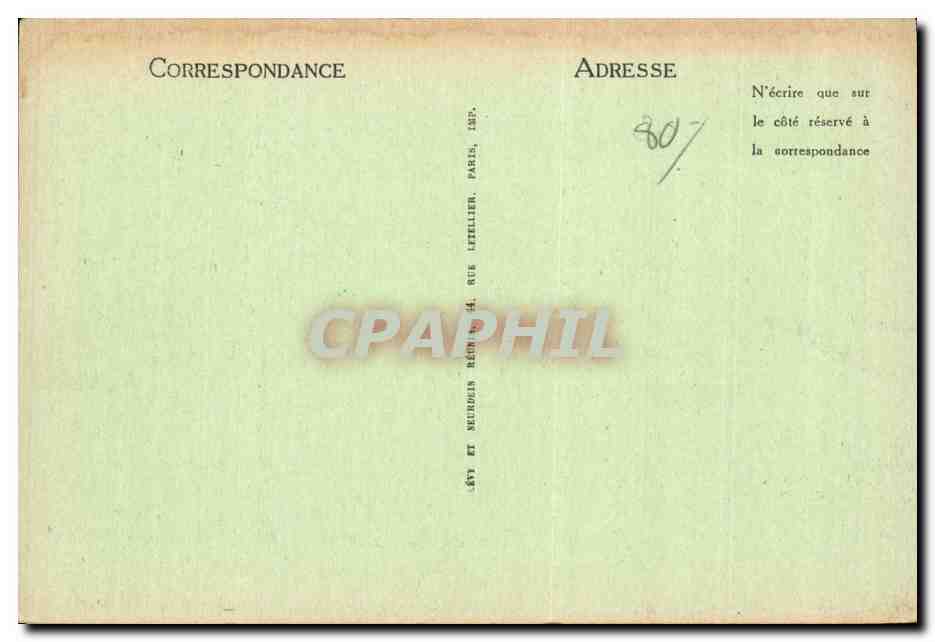 CPA Mers les Bains Promenade de la plage — Verso
