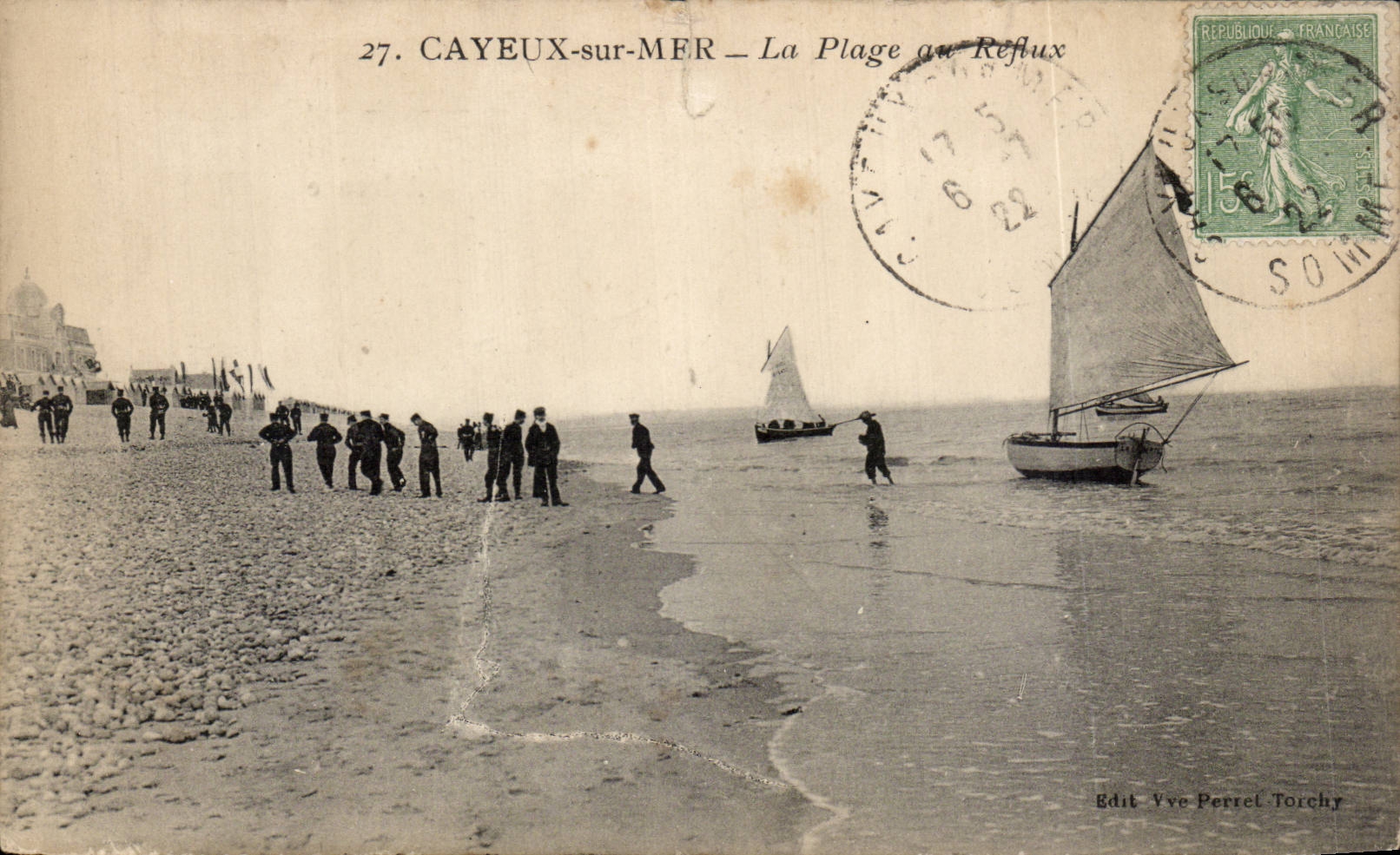 CPA Cayeux sur Mer La plage au reflux