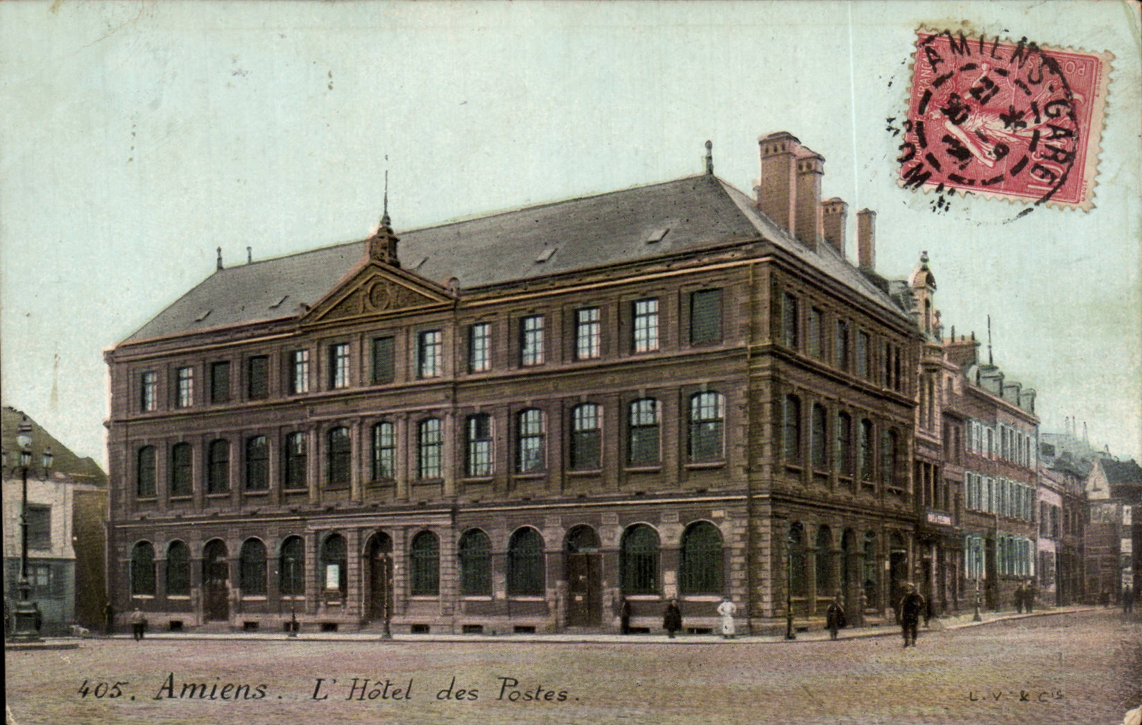 CPA Amiens L'hotel des postes