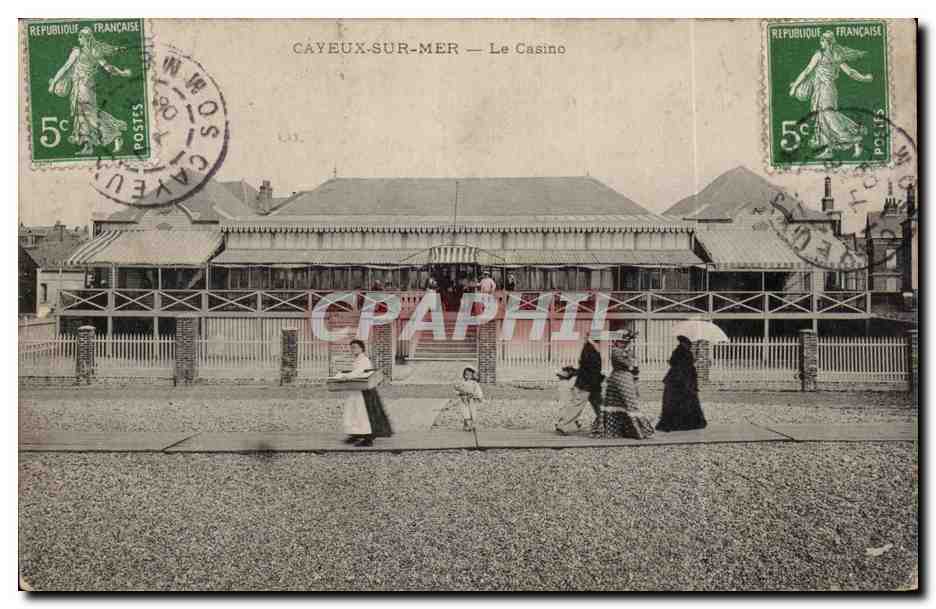 CAYEUX-SUR-MER — Le Casino — éditeur non visible, n° de série non lisible