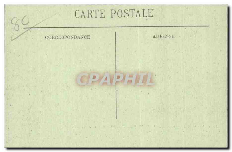 CPA Peronne Les regions francaises liberees — Back